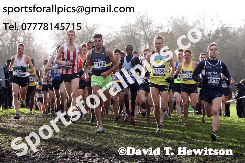 Senior men and under-23 mens 2017 British Athletics Liverpool Cross Challenge, Sefton Park, Liverpool. Photo:  David T. Hewitson/Sports for All Pics